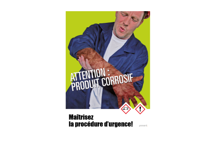 Attention produit corrosif