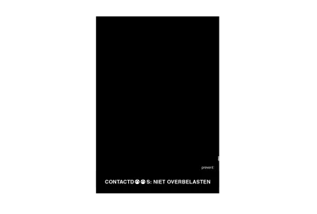 Contactdoos niet overbelasten